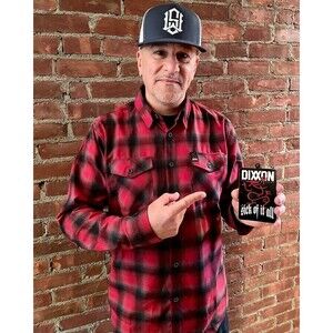 DIXXON FLANNEL x SICK OF IT ALL Flannel Shirt - Collab - Men's 2XL - Red